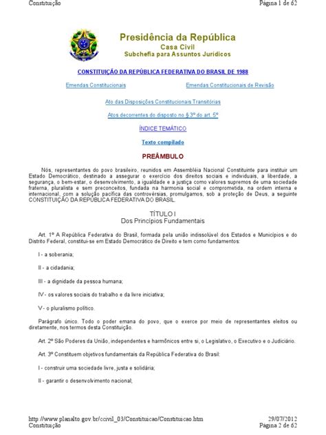 cf planalto|constituição federal planalto pdf.